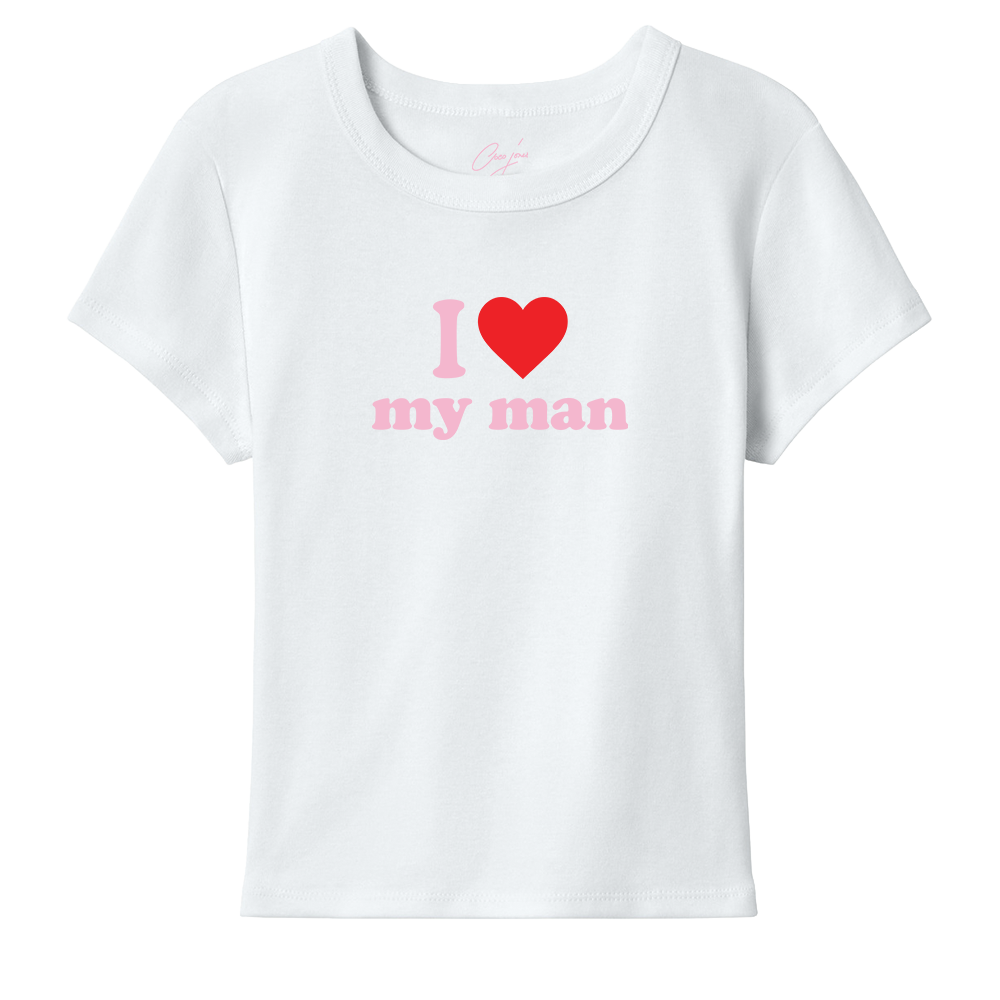 I Love My Man Baby T-Shirt - Coco Jones Official Store