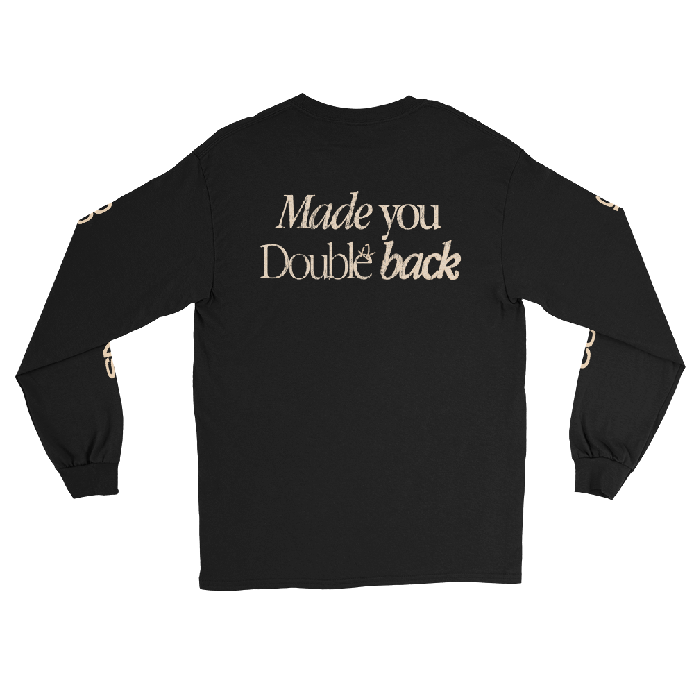 Double Back Black Longsleeve Back
