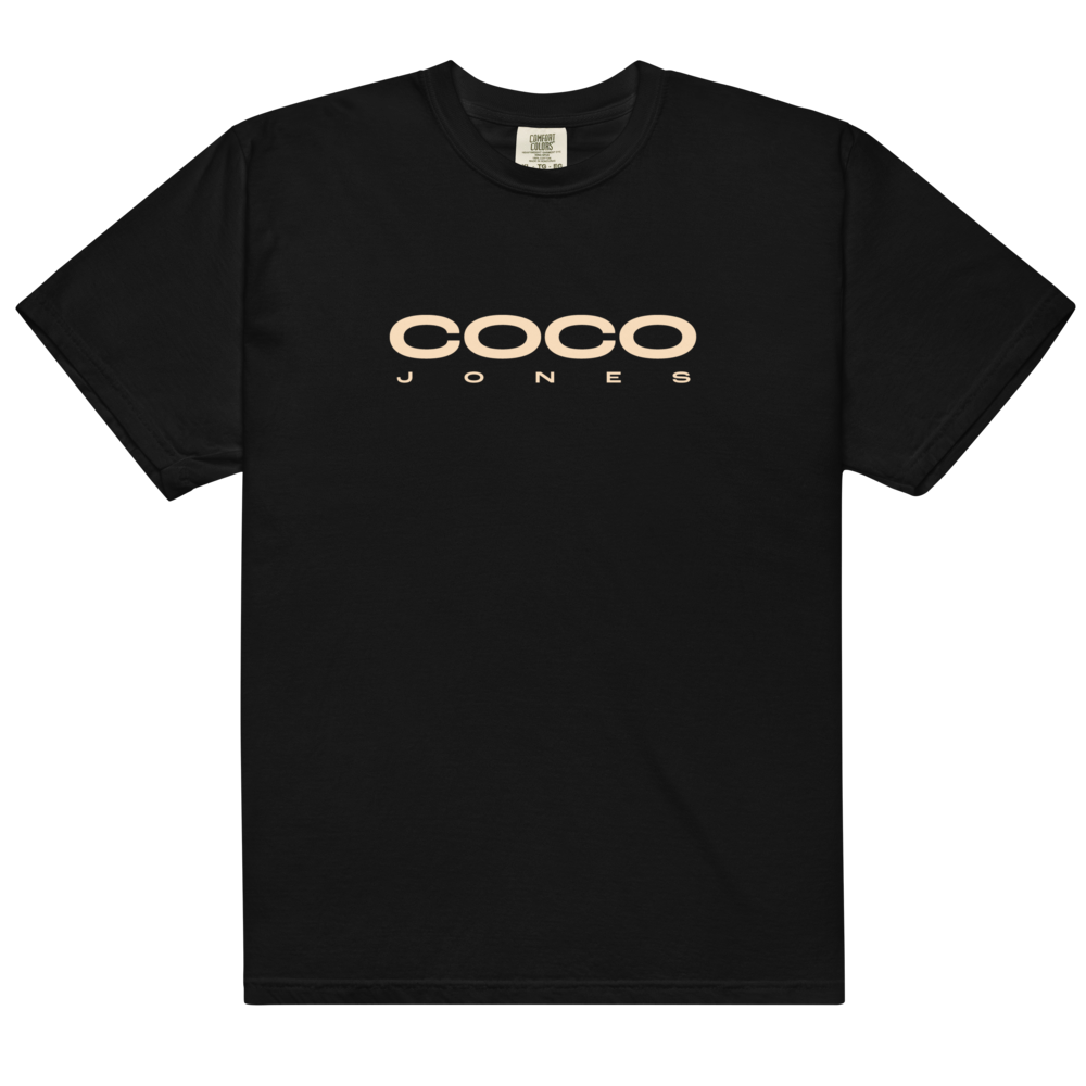 Double Back Black T-Shirt Front