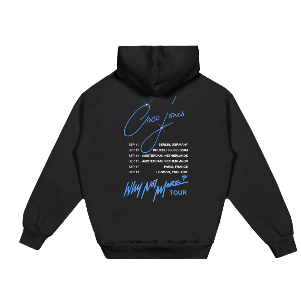 Coco Jones UK/EU Tour Hoodie Back