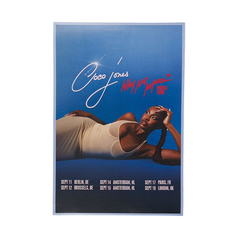 Coco Jones UK/EU Tour Poster