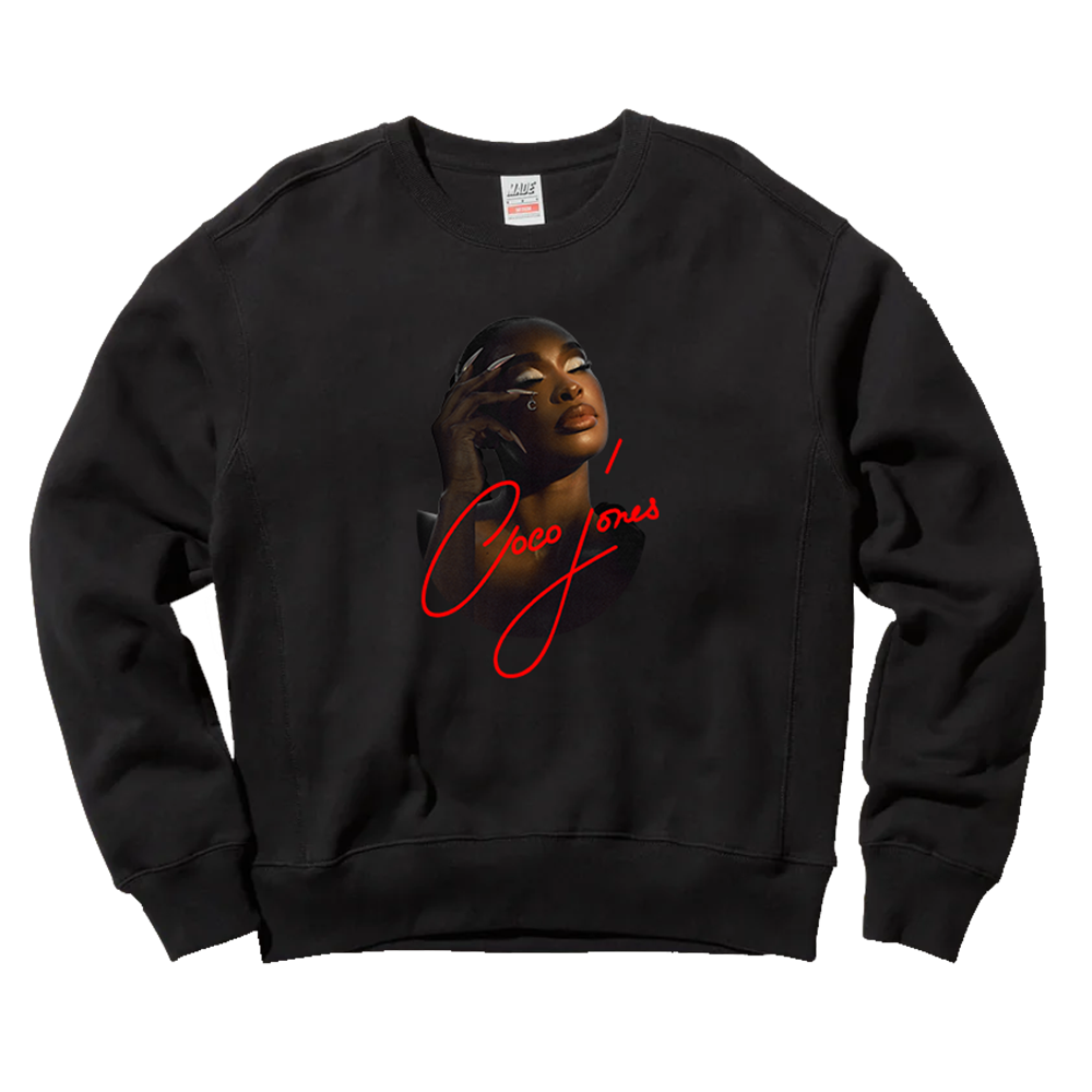 Photo Crewneck on Black